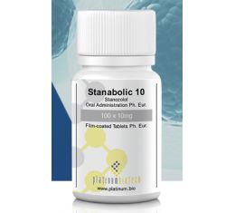 Stanabolic-10 (Stanozolol 10mg x 100 pills) Platinum Biotech